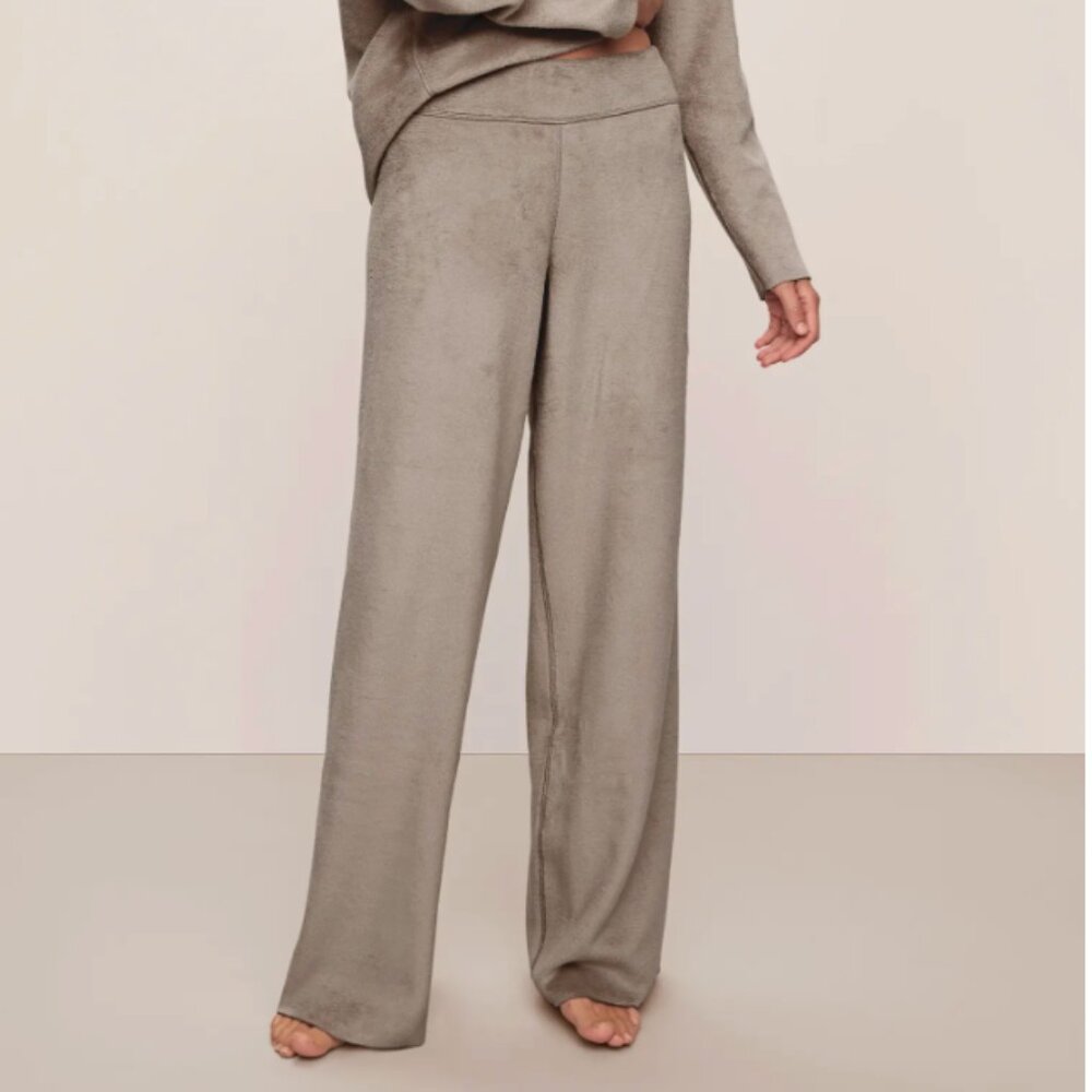 Eberjey Reversible High Waist Fleece Lounge Pants NWT